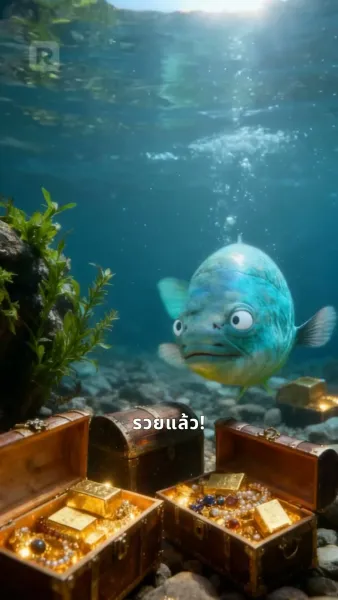 เกิดใหม่เป็นปลา ทำนักตกปลาแทบร้อง